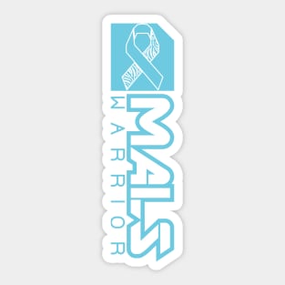 Median Arcuate Ligament Syndrome MALS (Cutout Teal Tall) Sticker